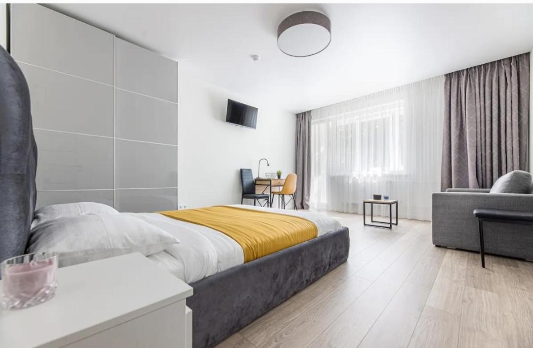 شقة Panevezio G Prie Parko, Panevezio Str By The Park كلابيدا المظهر الخارجي الصورة