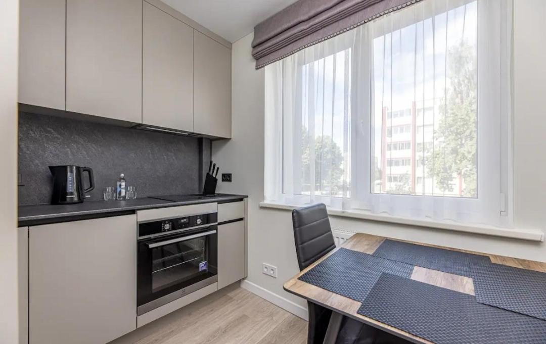 شقة Panevezio G Prie Parko, Panevezio Str By The Park كلابيدا المظهر الخارجي الصورة
